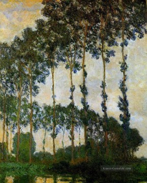 Pappeln in der Nähe von Giverny Klar Wetter Claude Monet Ölgemälde